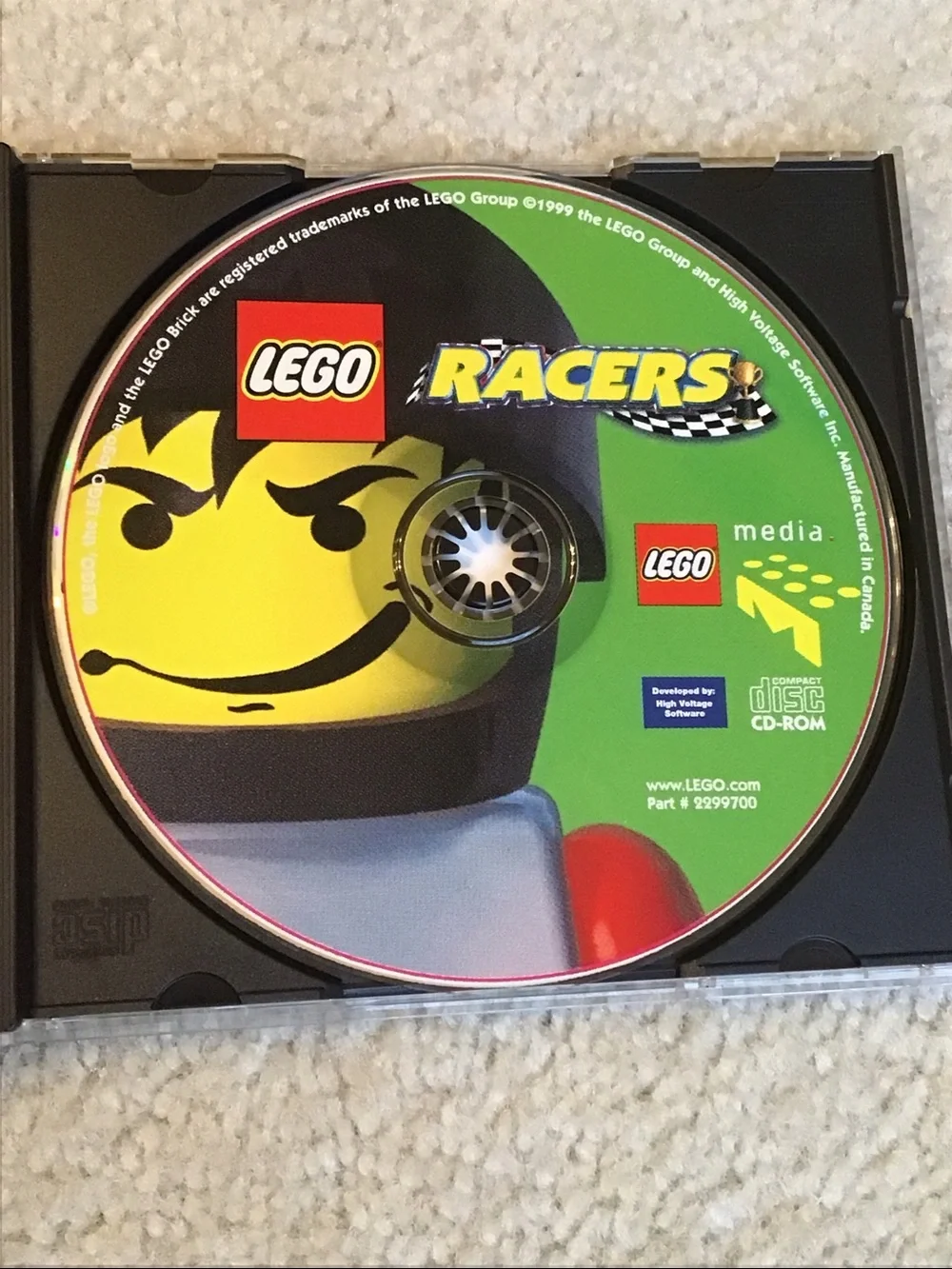 Lego Racers CD-ROM for Windows 95/98, Lego Media, 1999